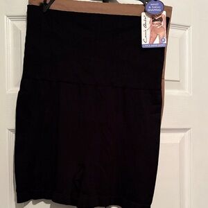 Black and Tan Waist  and Thigh Shaper Shorts, 2 Pairs Black and Tan